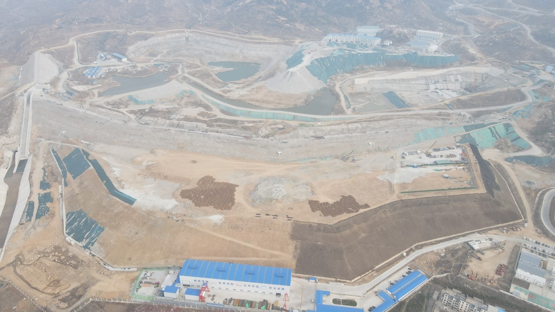 下水库施工现场图