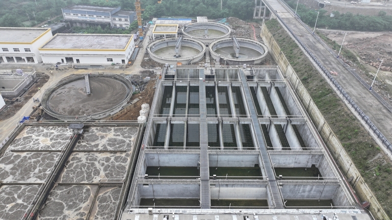 项目通水现场